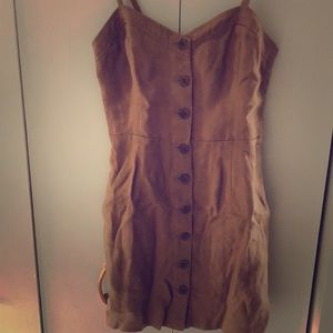 Aritzia mini button up dress